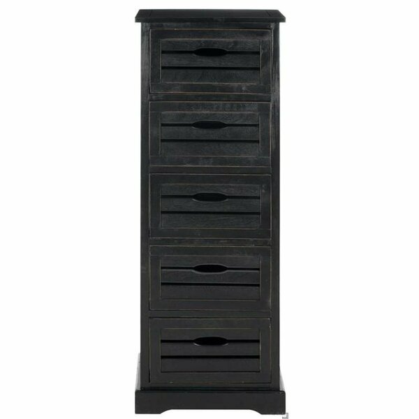 Safavieh Sarina 5 Drawer Cabinet - Black AMH5714B